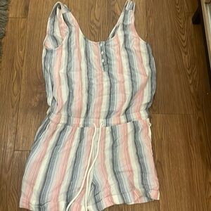 Chelsea & Violet Stripe Romper